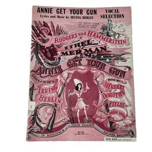 Annie Get Your Gun Vocal Selection Sheet Music Anthology Vintage 1965 Berlin u